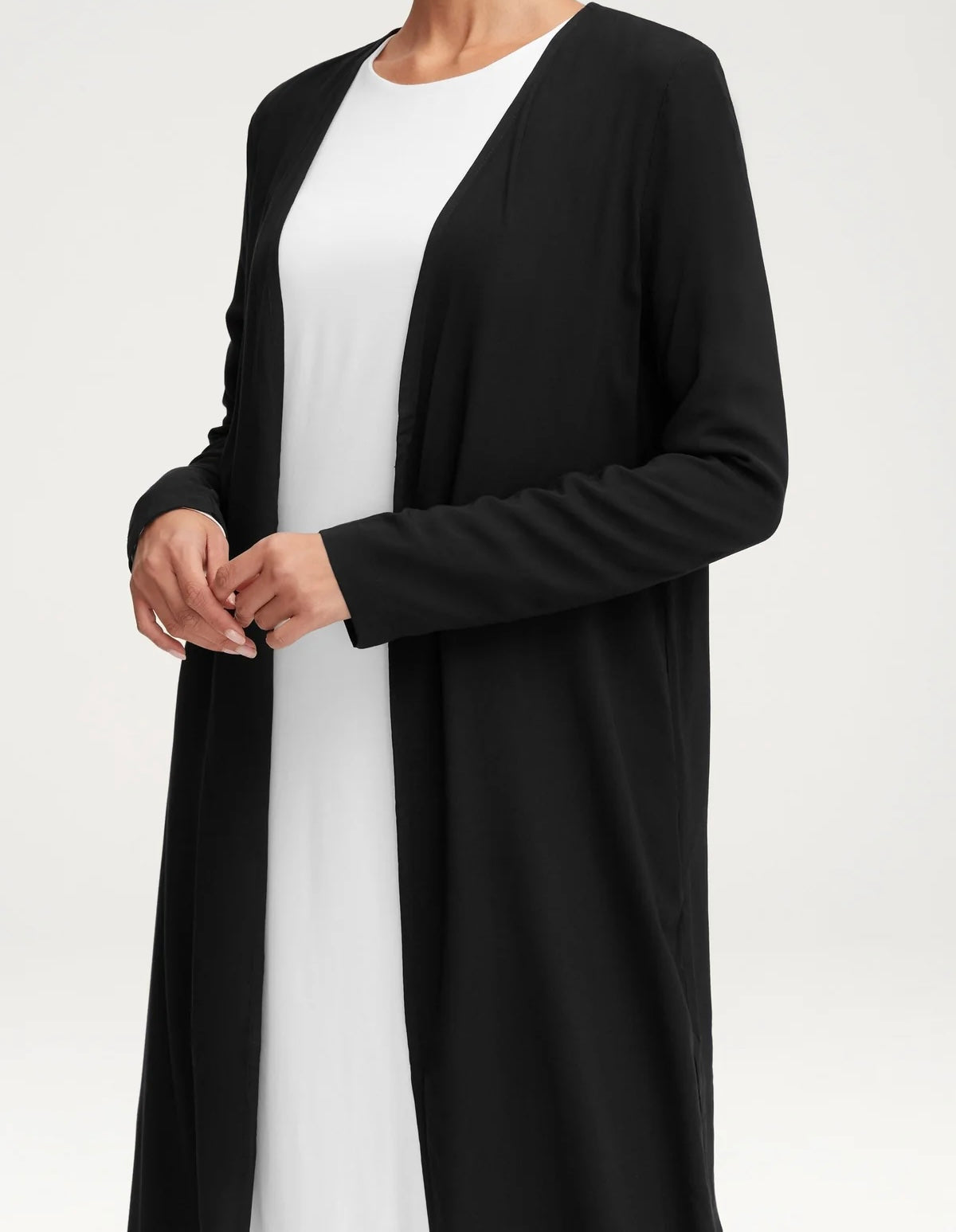 Open Abaya -Woven