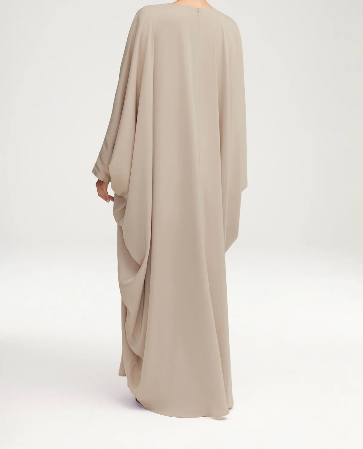 Satin Kaftan Dress