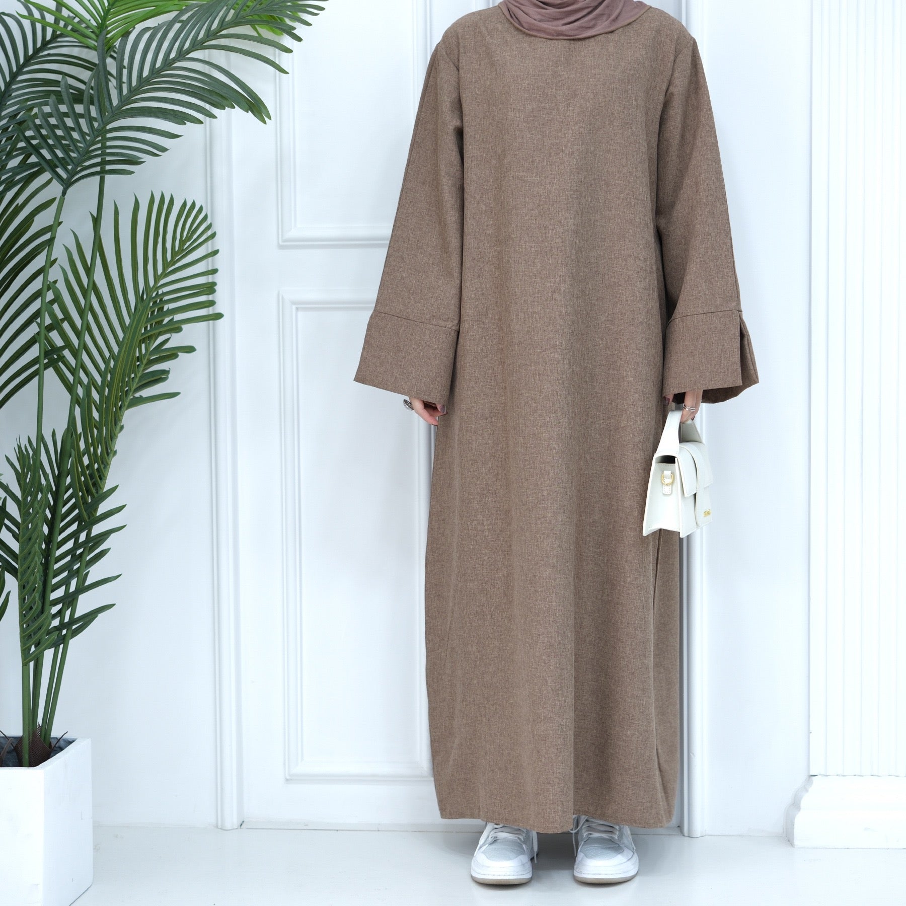 Wide Sleeves Casual Abaya