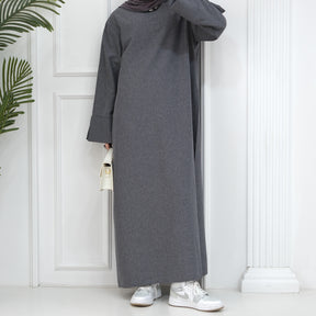 Wide Sleeves Casual Abaya