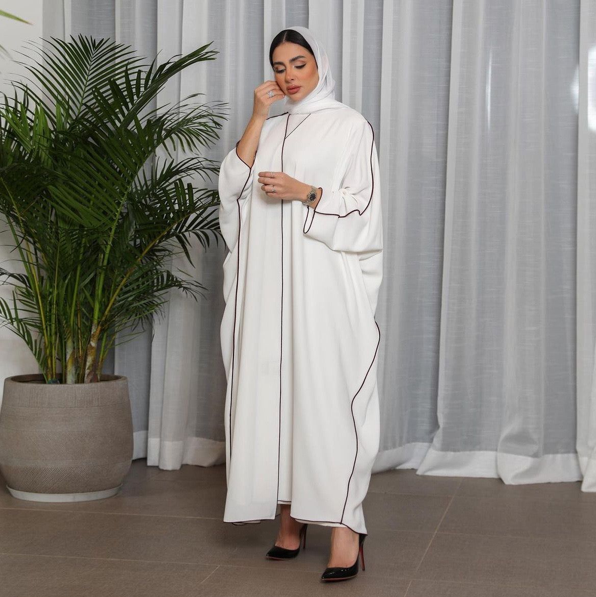 Serene Open Abaya