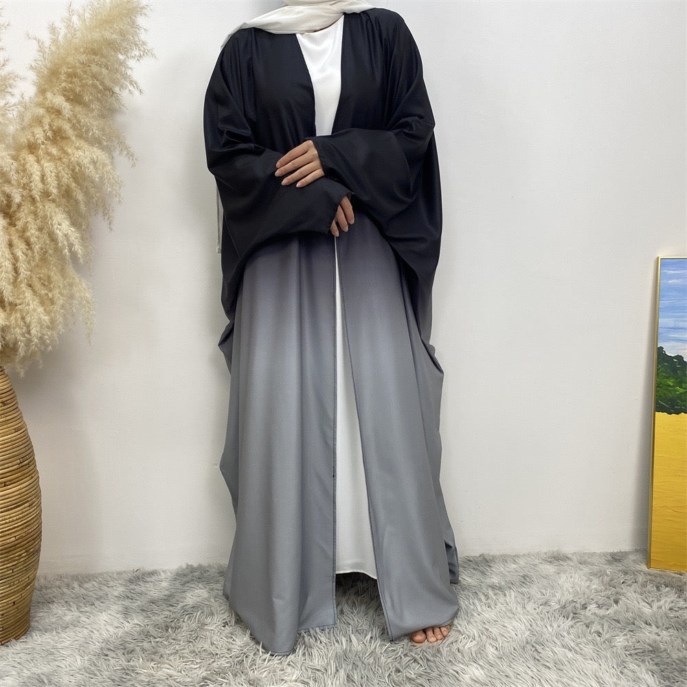 Ombre Grace Open Abaya