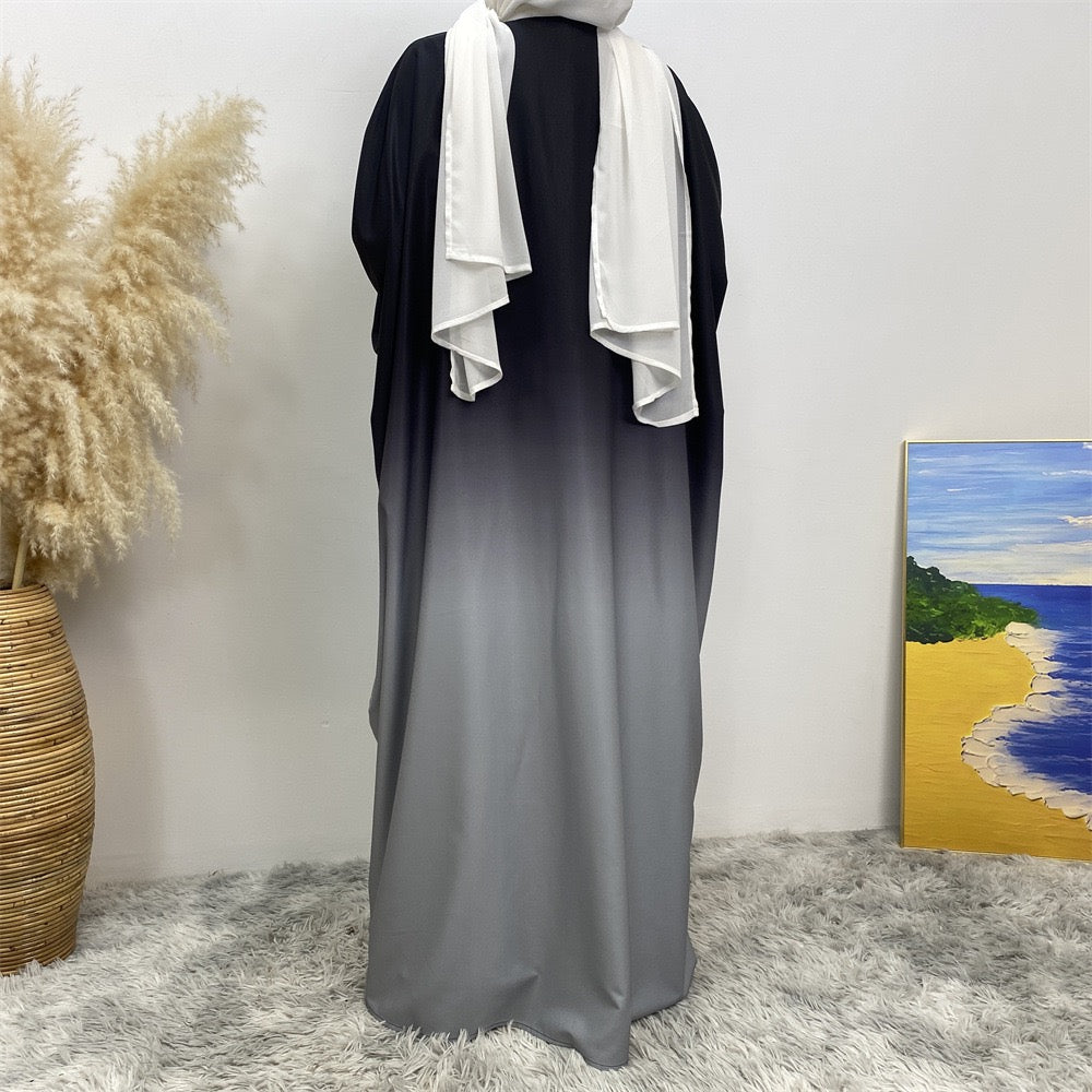 Ombre Grace Open Abaya