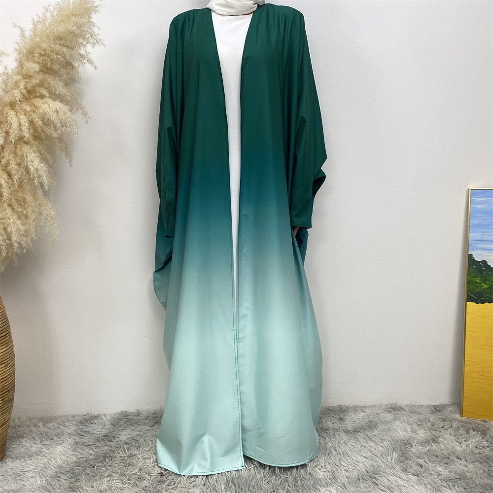 Ombre Grace Open Abaya