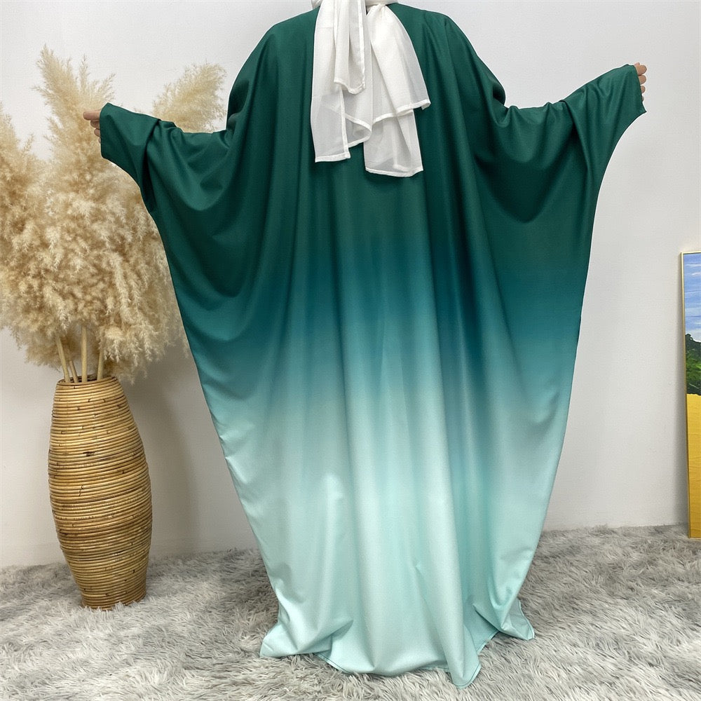 Ombre Grace Open Abaya