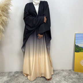 Ombre Grace Open Abaya