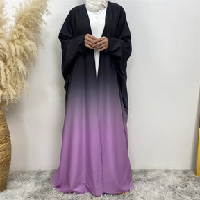 Ombre Grace Open Abaya