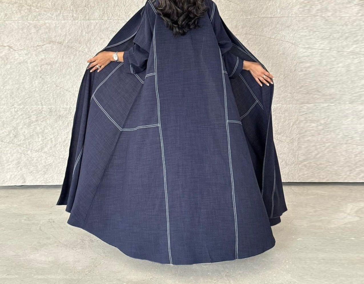 Indigo Grace - Open Abaya