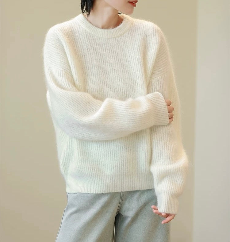 Cozy Knitted Pullover Sweater