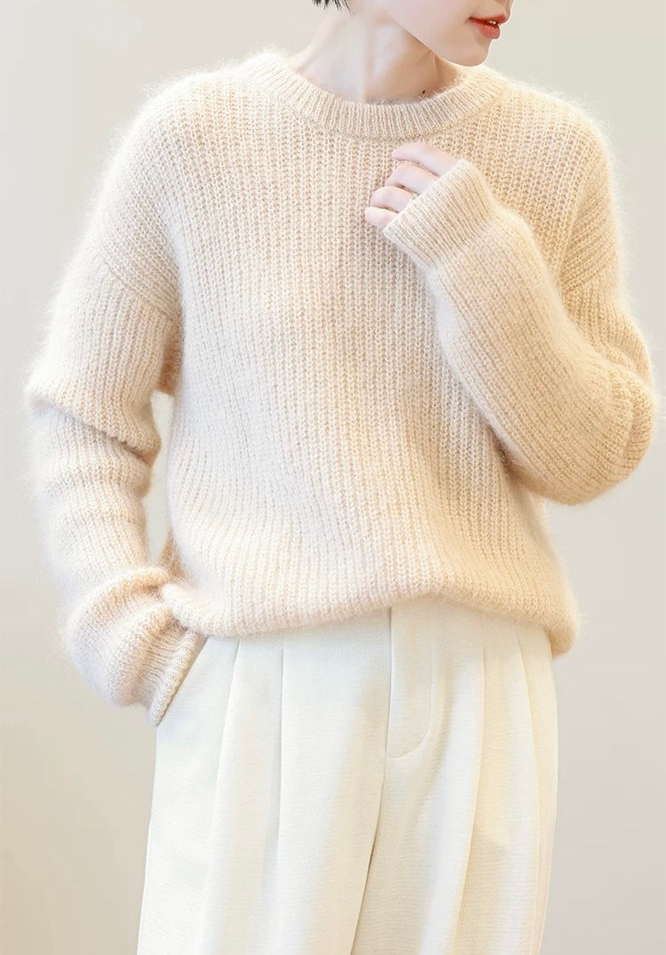 Cozy Knitted Pullover Sweater