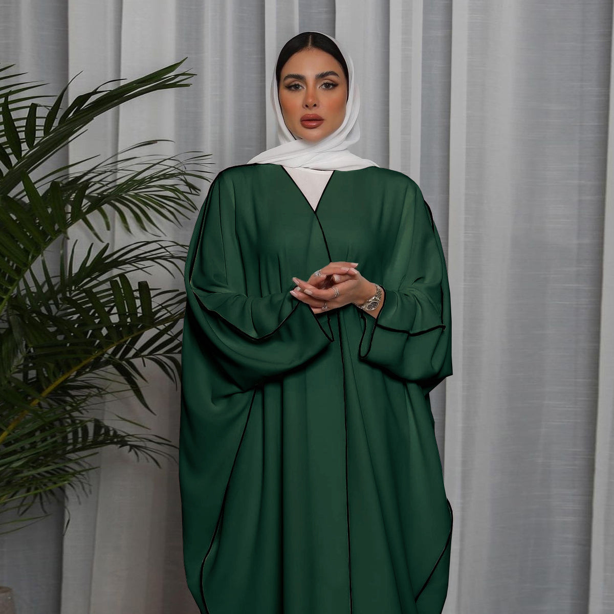 Serene Open Abaya