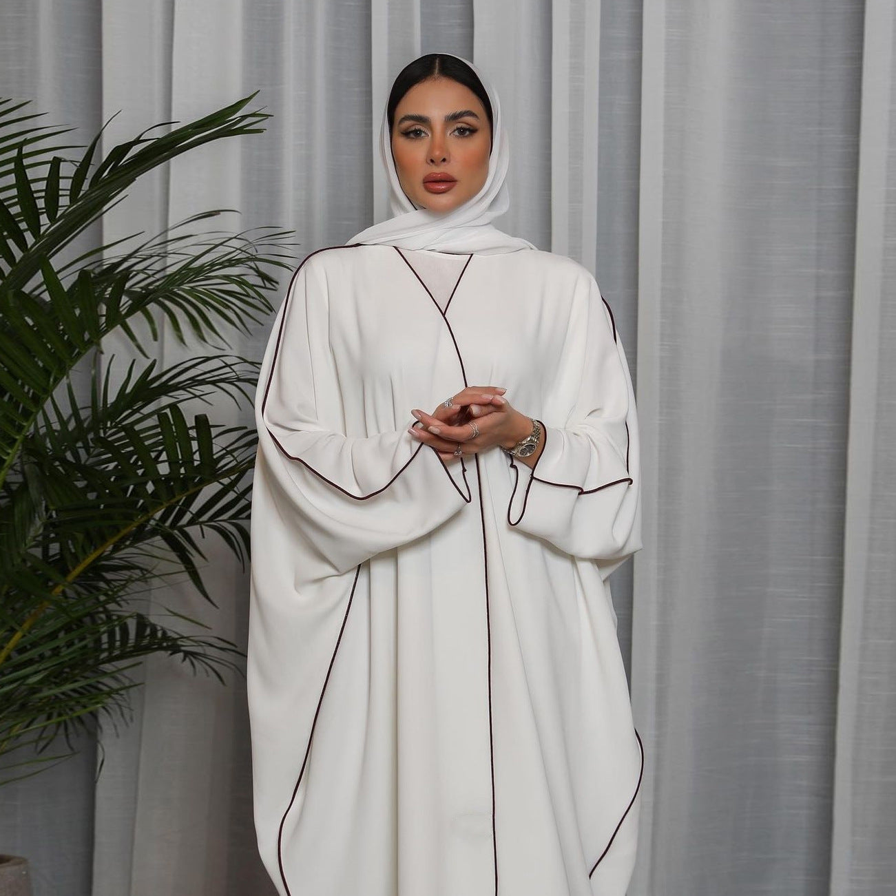 Serene Open Abaya